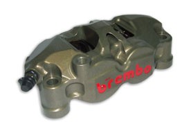 Brembo Racing Bremszange CNC – Monoblock P4 34/38 130mm links – für Yamaha R1 ab 2007 vorne