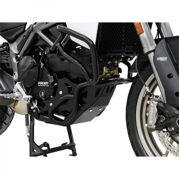 IBEX Motorschutz für Ducati Multistrada 950 2017 - 2021 in schwarz/silber