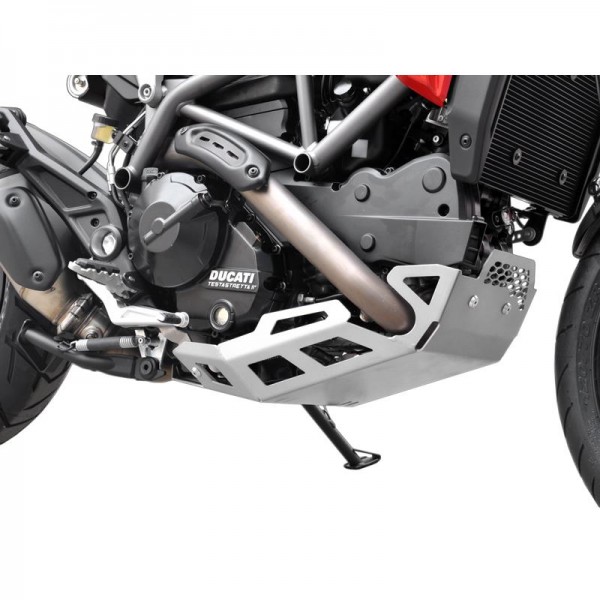 IBEX Motorschutz für Ducati Hyperstrada / Hypermotard 821 2013 - 2015 in silber