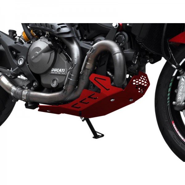 IBEX Motorschutz für Ducati Monster 821 2014 - 2016 in silber