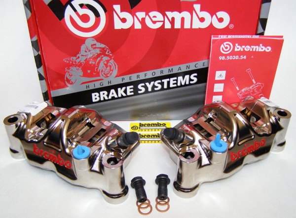 Brembo High Performance - Radial Bremszangen CNC GP4-RX - 130mm Kit li/re für Yamaha R1 2007 - 201