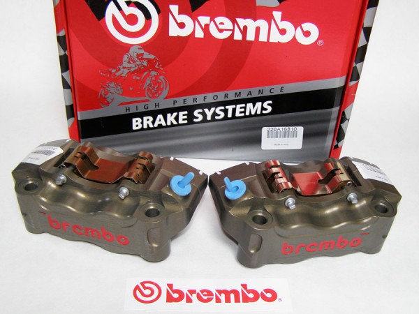 Brembo High Performance - Radial Bremszangen CNC P4 30/34 – 100 mm Kit li/re